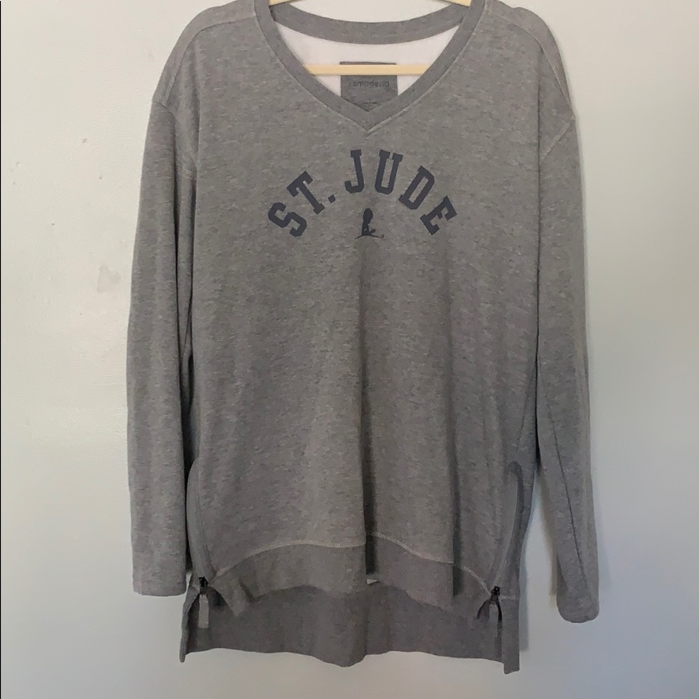 St. Jude gray pullover